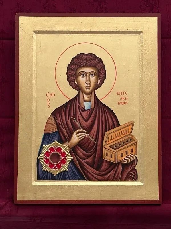 Icon of St. Panteleimon the Great Martyr and Healer