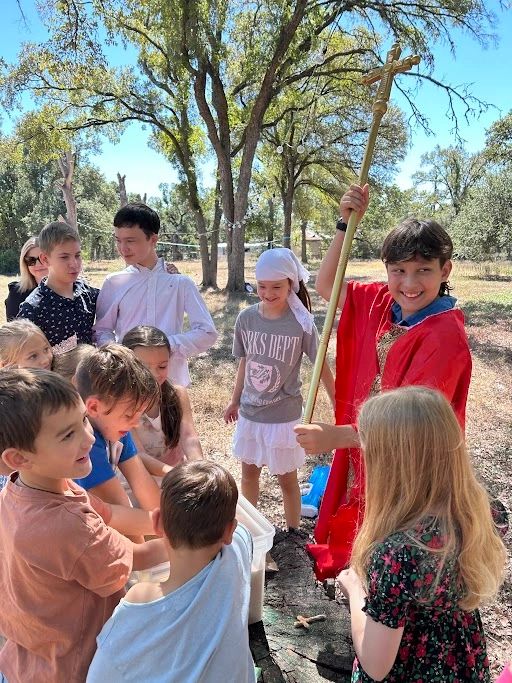 Sunday School children at St. Ksenia Parish